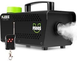 Rookmachine 500 watt - Fuzzix F500 - Rookmachine met draadloze afstandsbediening - 250ml tank - zwart