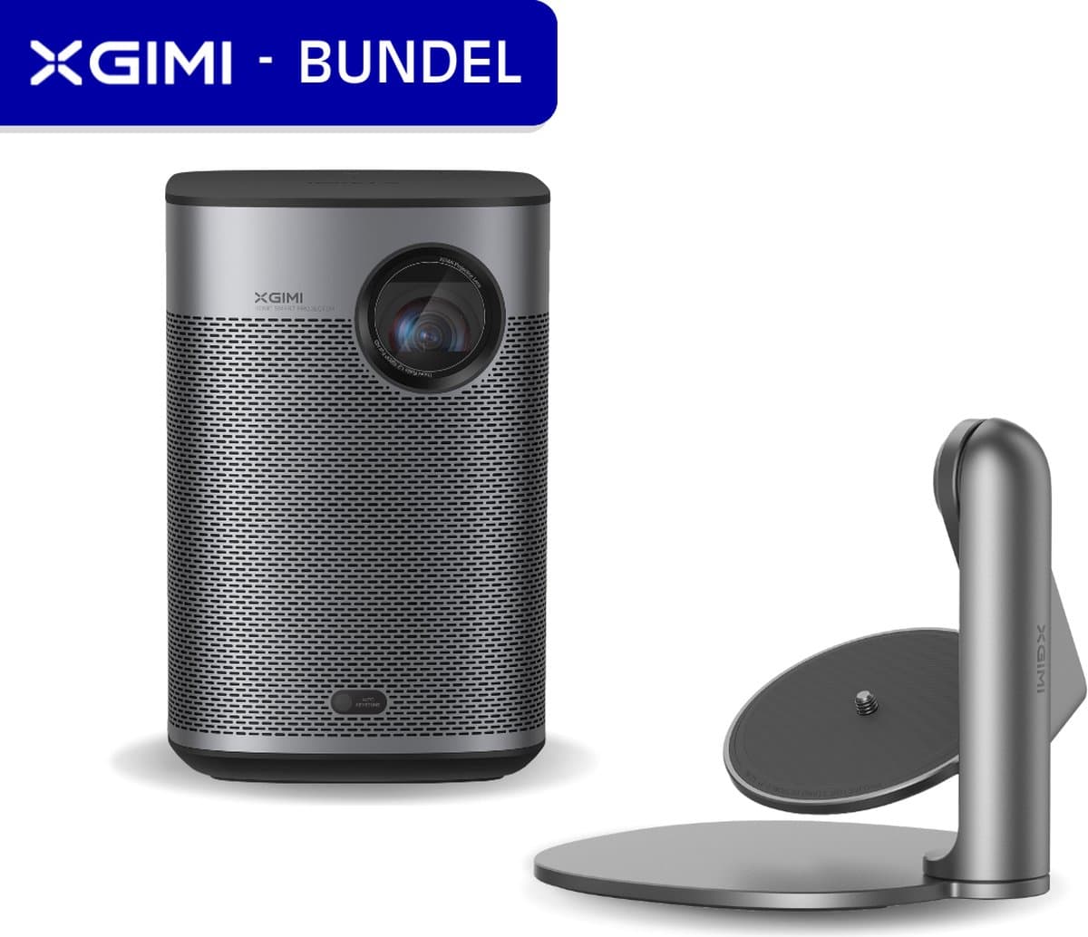 XGIMI Halo+ en Multi Angle Statief - Draagbare Smart-projector - Beamer - Harman/Kardon 2 x 5W luidsprekers - Chromecast - 700 ISO Lumen - Dolby Audio - Bluetooth - DTS-HD — afbeelding 1