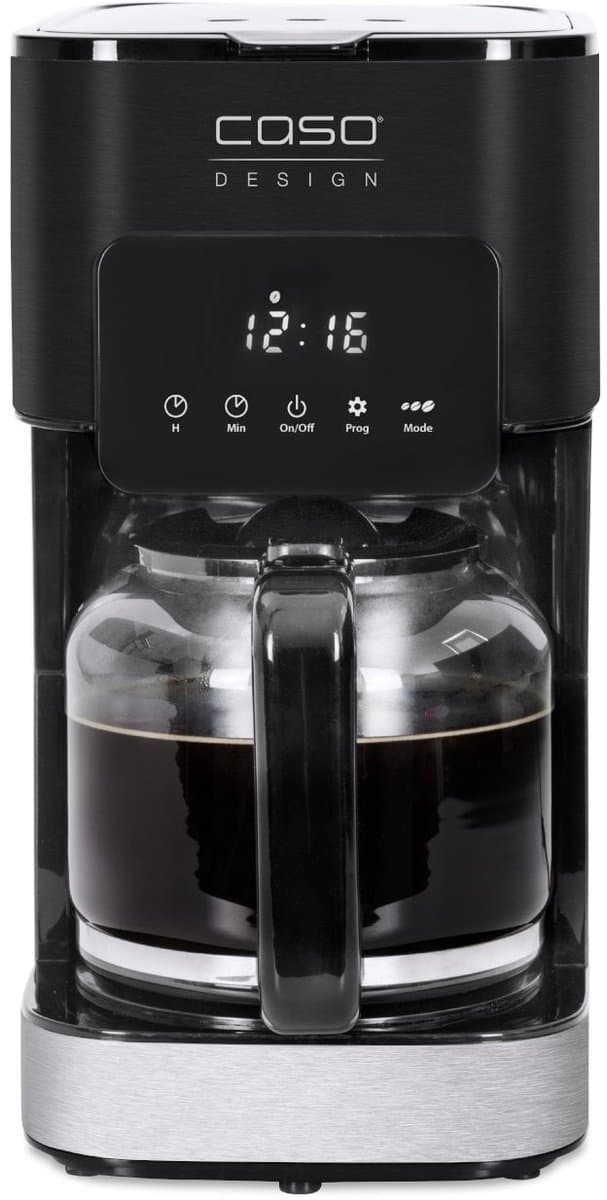 Caso 1846, Filterkoffiezetapparaat, 1,5 l, Gemalen koffie, 900 W, Zwart, Roestvrijstaal — afbeelding 1