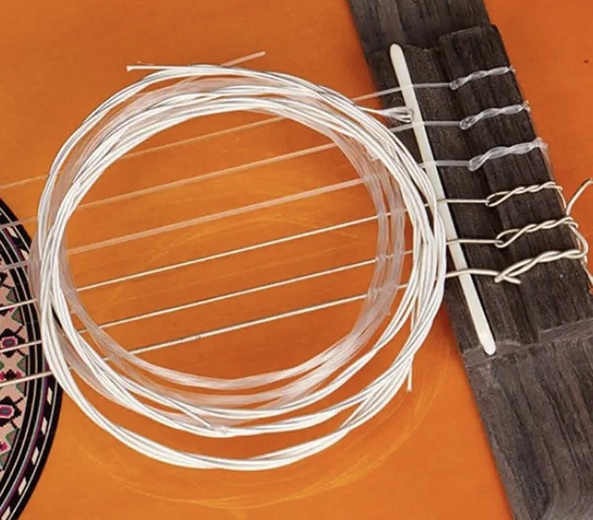 Nylon gitaar snaren - Akoestische gitaar - Gitaarsnaren Set - Klassieke Gitaar - Nylon & Verzilverd Koper Snaren — afbeelding 1