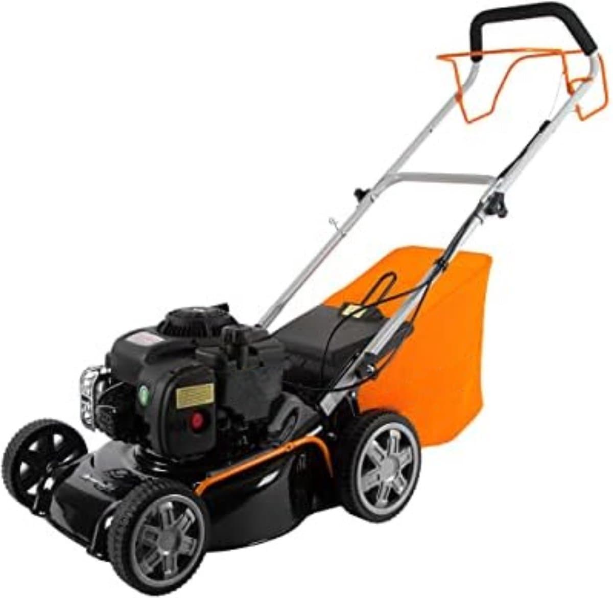 Grasmaaier benzine zelfrijdend - Grasmaaier benzine zelftrekkend - 133 x 50 x 100,5 cm; 23,5 - Maaibreedte 41 cm — afbeelding 1