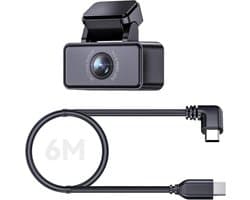 Dashcam voor auto - Zwart - 2,7K resolutie - Achtercamera met Super Nachtzicht en WDR - Voor Auto en SUV