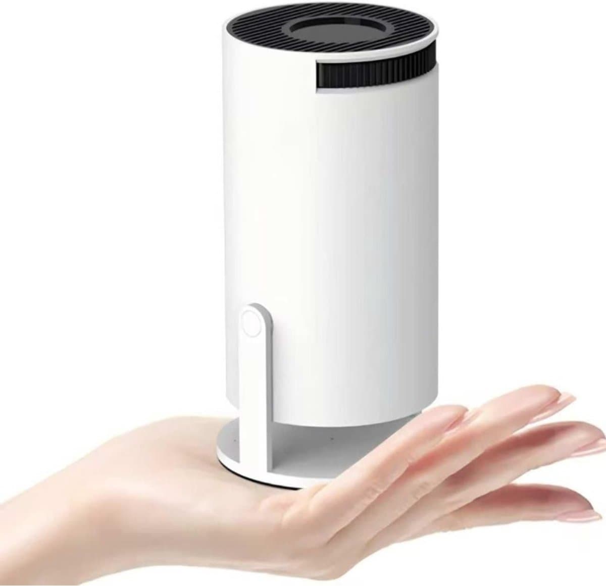 QIN® Draagbare beamer - Beamer - Projector - Mini Beamer - Wit - 10cm x 10cm x 16cm — afbeelding 1