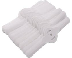 Grasmaaier Mesjes - Plastic Blad Vervanging - Tuin Onderhoud - Zelfnivellerend Ontwerp - 20 stuks - Wit