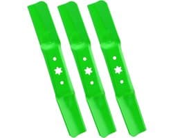 Grasmaaier messen - Vervangende messen - Gazononderhoud - Set van 3 - 50 inch - Groen