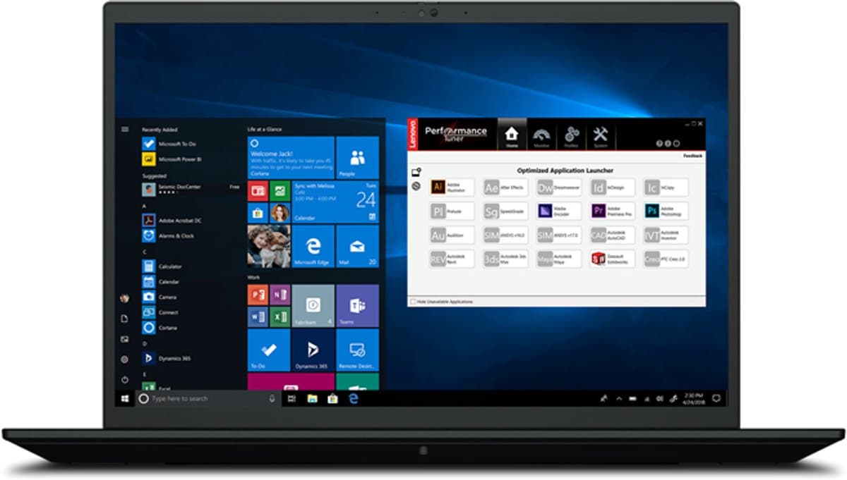 Lenovo ThinkPad P1 G4 - 16" WQXGA - Intel Core i7-11850H - 512 GB - 16 GB - NVIDIA T1200 - Windows 11 Pro — afbeelding 1