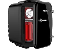 SnelShoppen - YASHE Mini-koelkast 4 liter - Kleine Koelkast voor Huidverzorging en Dranken - 110 V AC/12 V DC - Thermo-elektrisch voor Kantoor, Slaapk