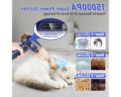 Draadloze Handstofzuiger - Mini Stofzuiger Auto - Snel Reinigen - 15000 Pa Zuigkracht - 80 W - Zwart