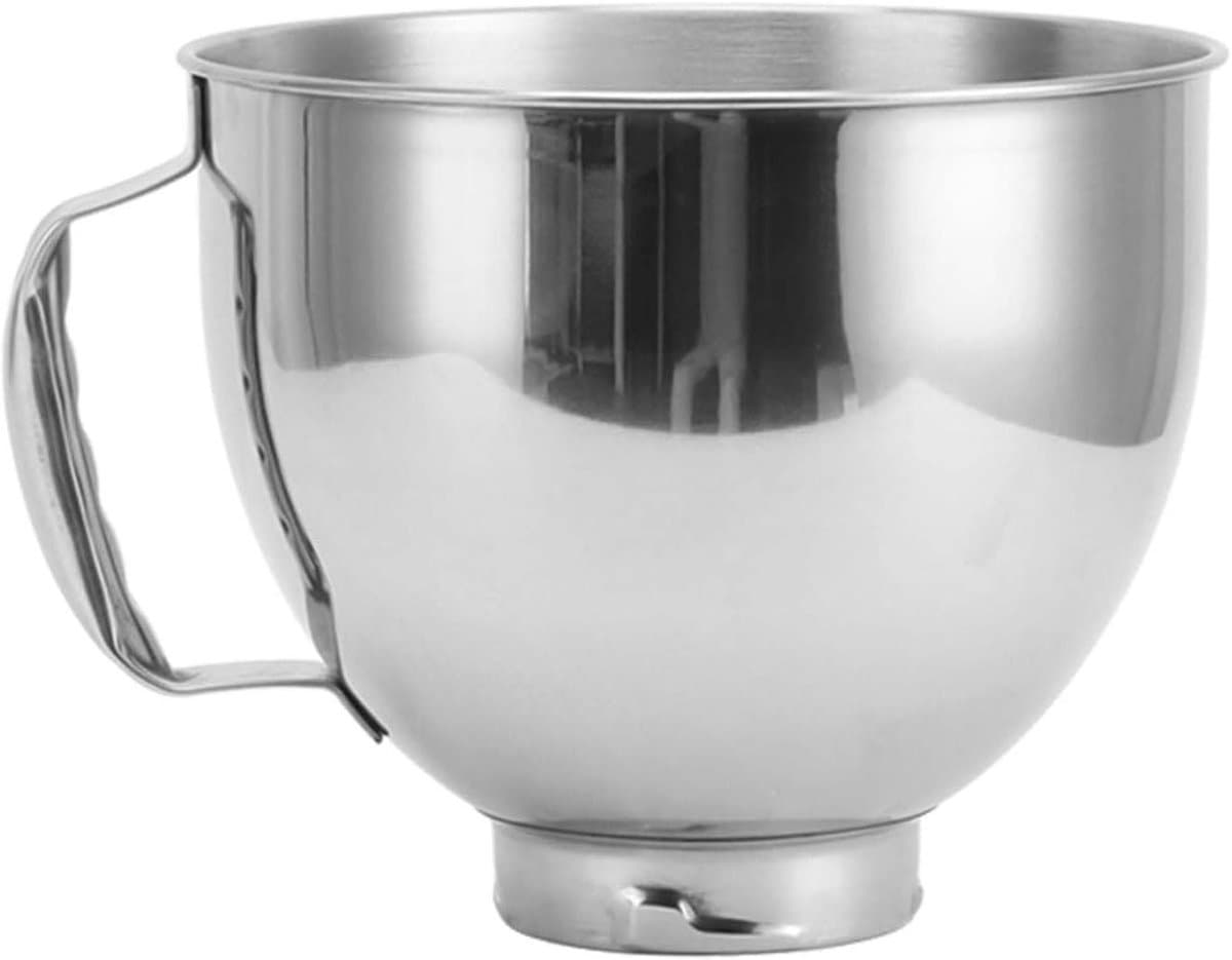 Roestvrijstalen Mengkom - Vervangingskom Mixer - Bakken en Mixen - Grote Capaciteit - 45-5 QT - Zilver — afbeelding 1