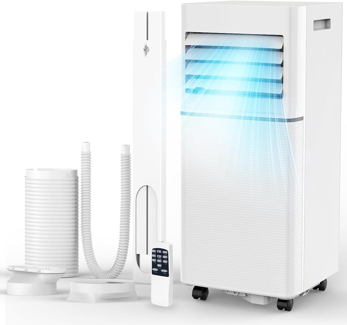 Mobiele airco 10000 BTU stil draagbaar met ontvochtiger, ventilator en slaapmodus 3-in-1 functie — afbeelding 1