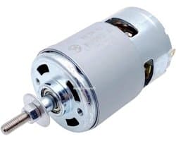 Elektrische Motor - DC Motor - Gereedschap Aandrijving - Zuiver Koper - 42mm Diameter - Zilver