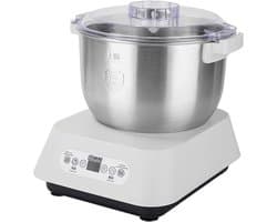 Klarven® Deegmachine Wit - Automatisch Kneden en Thermostatische Fermentatie - Intelligente Timer, Elektrische Deegmixer met Grote Capaciteit