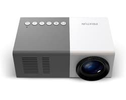 PRIXTON Cinema Mini Mini projector 900 lumen, HDMI, USB, MicroSD, Aux in, AV in, geïntegreerde luidspreker en - ShopVlot