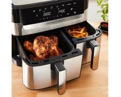 Moulinex Dual Easy Fry & Grill YY5233FB - Airfryer - 8 L - 2450 Watt