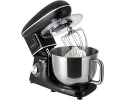 Keukenmachine - Deegmachine Mixer - Bakken Ingrediënten - LCD Timer Functie - 6.2 L - Zwart