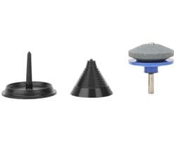 SnelShoppen - 50mm Snel Slijper voor Grasmaaier Mes, Heavy Duty Slijpsteen voor Tuin, Geschikt voor Elektrische Boormachines, Voor Snel en Efficiënt M