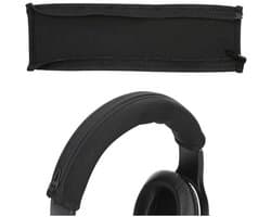 Allecto - - Headband Cover - Vervangingshoes - Geen gereedschap nodig - Zwart - Hoofdtelefoon bescherming - Geschikt voor ATH-MSR7 M50X M40X M30 M20X
