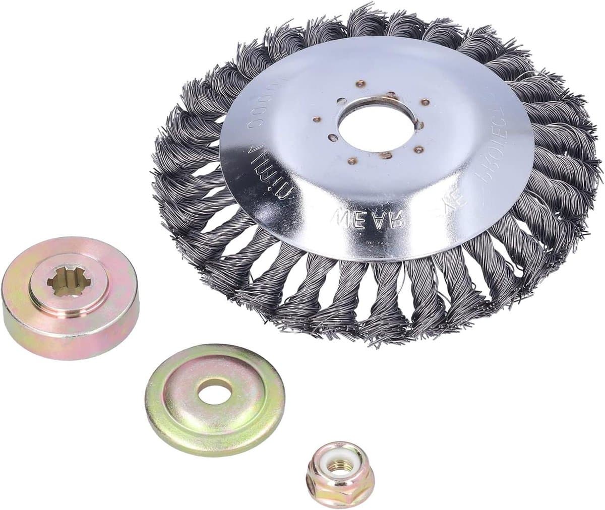 Grasmaaier snijkop - Vervangende kop - Onkruid verwijderen - Lichtgewicht ontwerp - 6 inch - Zilver — afbeelding 1