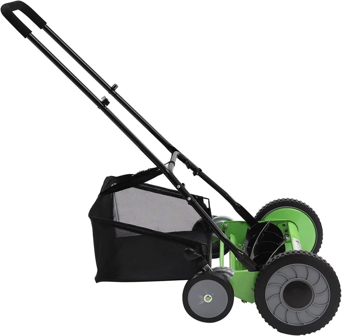 Handgrasmaaier - Duwmaaier Spindelmaaier - Gazon Onderhouden - Motorloos Milieuvriendelijk - 50 cm Maaibreedte - Groen — afbeelding 1