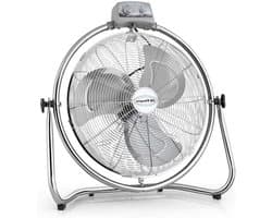 Vloerventilator - Industriële ventilator - Ruimte Koelen - Oscillerende functie - 35 cm - Roestvrij staal