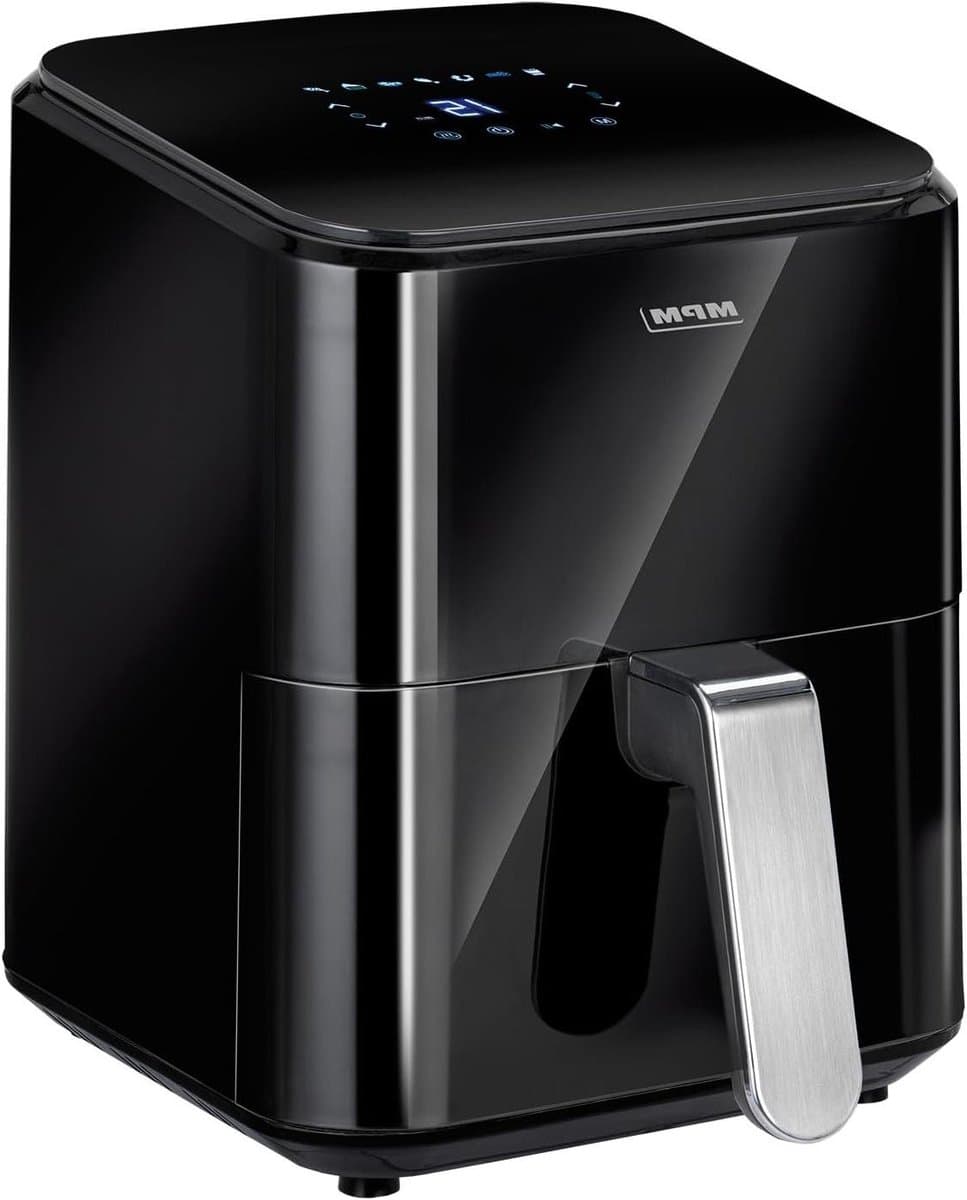 Heteluchtfriteuse - Convectieoven - Vetarm Koken - Digitaal Led-display - 45 liter - Zwart — afbeelding 1