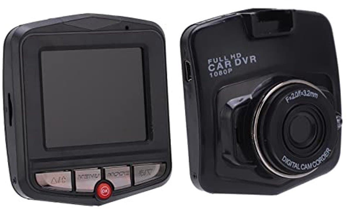 Dailygoods - Dailygoody - Dash Cam - 1080P Full HD - Dubbele camera's voor en achter - 170° groothoek - Nachtzicht - Auto Dashboard Camera Recorder - Geschikt voor — afbeelding 1