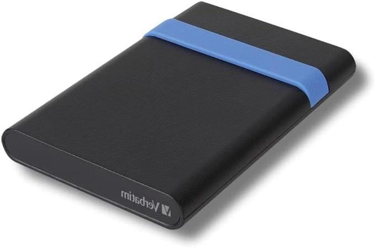 Externe Harde Schijf - Opslagapparaat Data - Bestanden Opslaan - Snelle Dataoverdracht - 1TB - Zwart — afbeelding 1