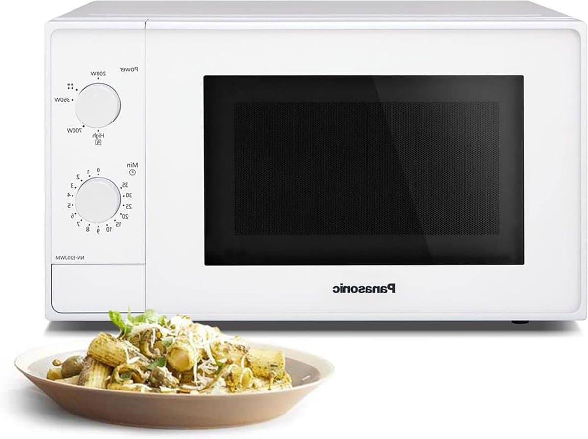 Magnetron met Draaiplateau - Oven Apparaat - Snel Maaltijden Opwarmen - 5 Vermogensstanden - 20 Liter Capaciteit - Wit — afbeelding 1