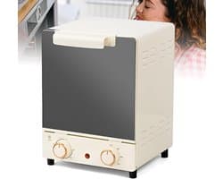Mini Oven - Luchtfriteuse Oven - Kleine Keuken - Verticaal Compact Design - 15 Liter - Wit