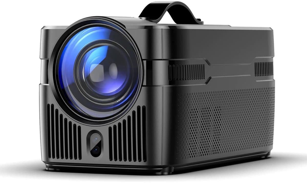 4K Smart Projector met Spraakbesturing - Native Full HD 1080P - 900 ANSI Lumen - Android 14 - Wifi 6 - Bluetooth 5.4 - Autofocus - Automatische Keystone Correctie - Korte Projectieafstand - Geschikt voor Films, Gaming en Presentaties — afbeelding 1