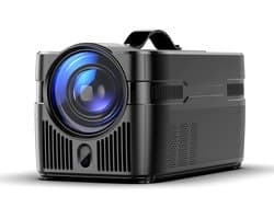 4K Smart Projector met Spraakbesturing - Native Full HD 1080P - 900 ANSI Lumen - Android 14 - Wifi 6 - Bluetooth 5.4 - Autofocus - Automatische Keystone Correctie - Korte Projectieafstand - Geschikt voor Films, Gaming en Presentaties