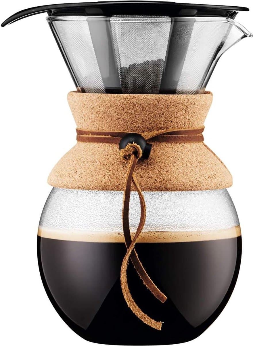 Pour Over Cafetière Permanent Filter 1 L Meerlaags Transparant 11571-109 14 X 163 X 202 cm — afbeelding 1
