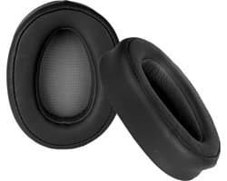 Somstyle Oorkussens geschikt voor Sony WH-H900N / MDR-100ABN Koptelefoon - 2 Stuks - Zacht Schuim - Eiwitleer - Zwart