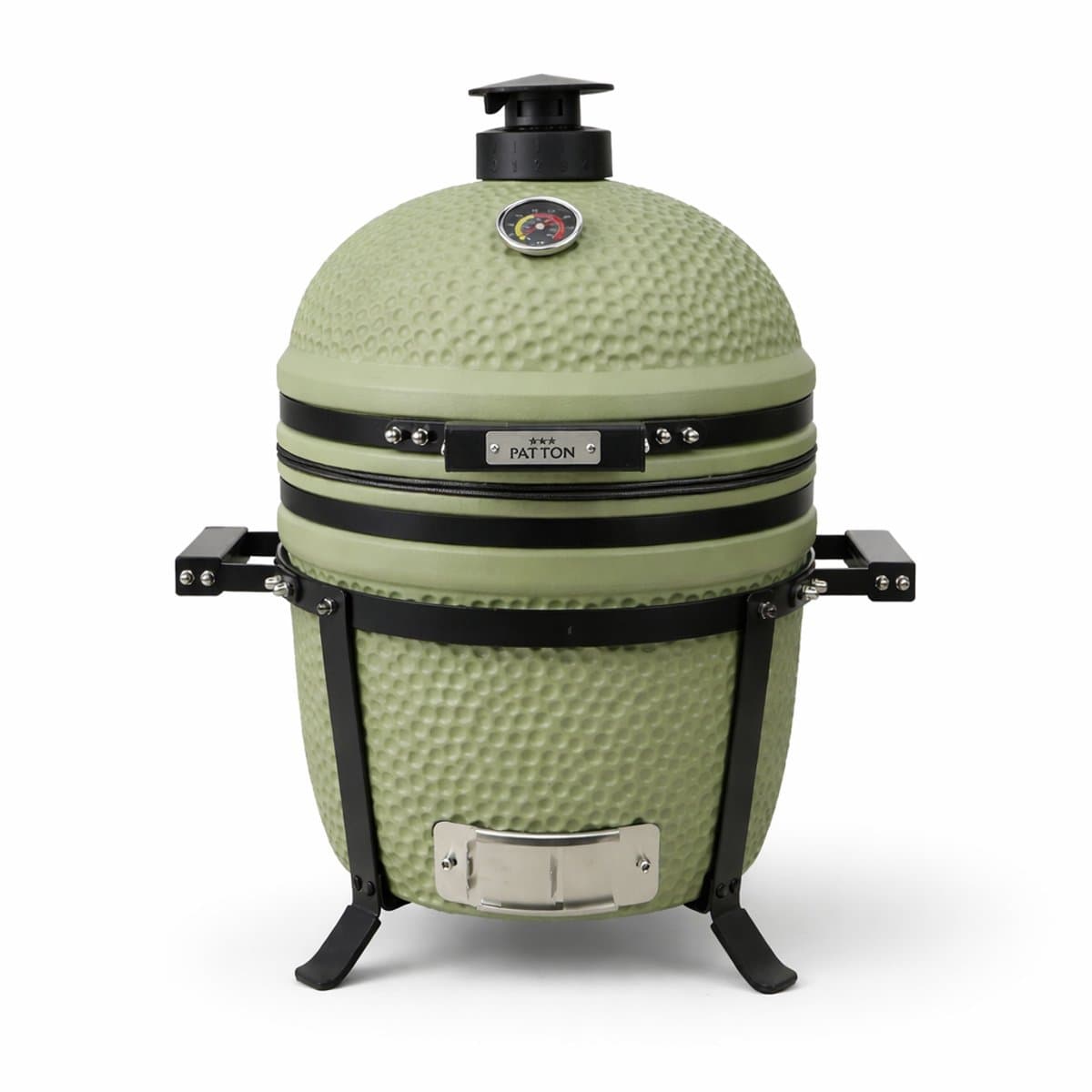 Patton Premium Compact 15" Kamado - Rooster Ø33,5 cm - Olijfgroen — afbeelding 1