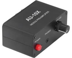 Hifi Mini-voorversterker met Hoofdtelefoonversterking voor Opname en Podium