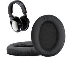 kwmobile 2x oorkussens geschikt voor Sennheiser HD201 / HD206 / HD180 / HD200 Pro - Earpads voor koptelefoon in zwart