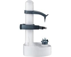 Elektrische Schilmachine - Groente Fruit Schillen - Snel en Gemakkelijk - Automatisch Balanceren - 30x15 cm - Wit