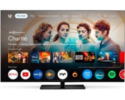 MEDION 108 cm (43") TV (Google TV, 4K, Dolby Vision HDR, Netflix, Prime Video, Disney+, Dolby Atmos, DTS X, Smart TV, PVR, Bluetooth, MD 843400)