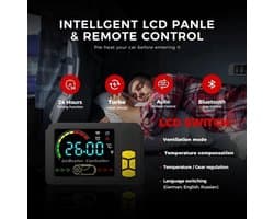 Dieselverwarmer – Camperverwarmer – Bootverwarmer – Garageverwarmer – 8 kW Vermogen – Bluetooth Bediening – Laag Brandstofverbruik