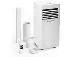 Mobiele airco 3-in-1, krachtige luchtkoeler met ontvochtiger en ventilator, WiFi bediening, 7000 BTU voor slaapkamer en kantoor