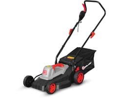 Grasmaaier Elektrisch - 1500 W Vermogen - 37 cm Maaibreedte - Kunststof Behuizing - Handmatig Verstelbaar - Tuinonderhoud
