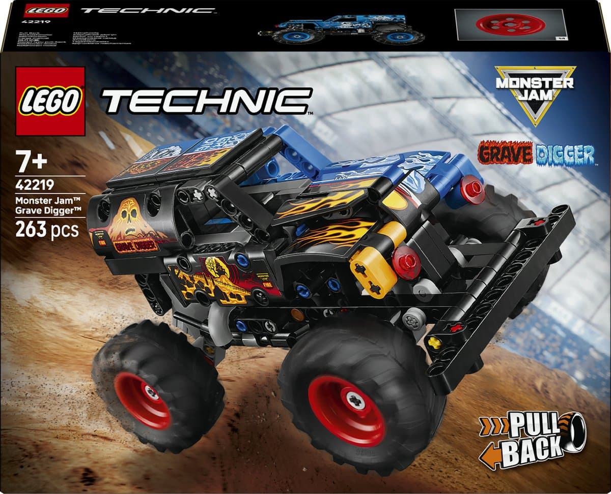 Lego Technic 42219 Monster JAM Grave Digger Bouwstenen — afbeelding 1
