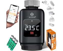 Slimme WiFi Radiatorthermostaat Set - App & Spraakbesturing - Energiebesparend