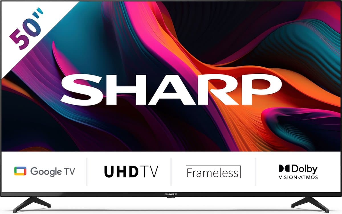 Sharp 50GL4260E - 50 inch - 4K UHD LED TV met Google TV — afbeelding 1