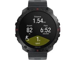 Polar Grit X2 Pro Premium Outdoor Smartwatch, Night Black S/L