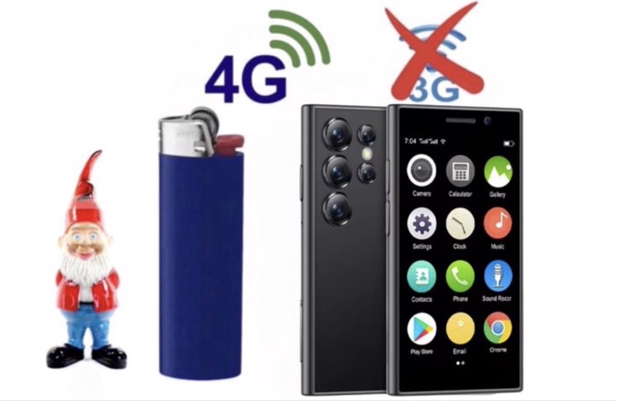 medj-mini smartphone- mobiele telefoon- superkleine -klein -4G -Snelste -mini- gsm -android 10 — afbeelding 1