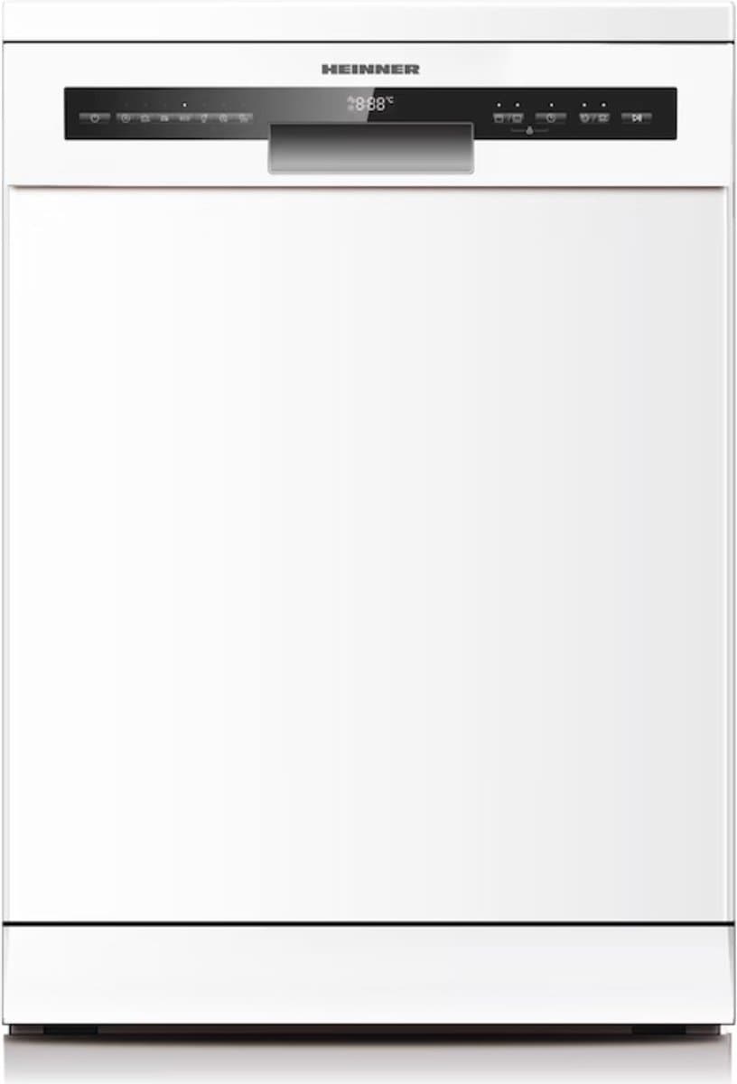 Heinner Vrijstaande Vaatwasser 60 cm – 14 Couverts – Auto Open Droogsysteem – Hygiëne 70°C – Extra Droog – 7 Programma's – AquaStop – Digitaal Display – 49 dB – 5 Jaar Garantie — afbeelding 1