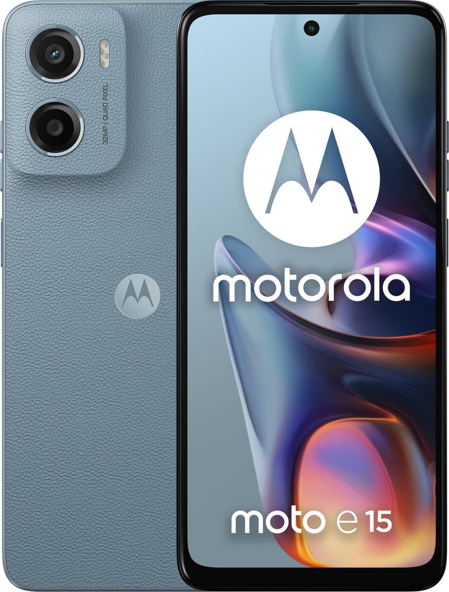 motorola moto e15 - 2/64 GB - Misty Blue — afbeelding 1
