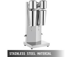 Carlovo Milkshake Machine - Milkshake Maker - Blender - Smoothie Maker - RVS - Smoothie - Dubbele Beker - Milkshake - 800ml - 180W
