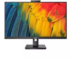 Philips 27B1U5601H - 27 Zoll QHD Monitor, 5 MP Webcam, hohenverstellbar, Lautsprecher (2560x1440, 75 Hz, HDMI, DisplayPort, USB-C, RJ45, USB Hub) schwarz — afbeelding 1